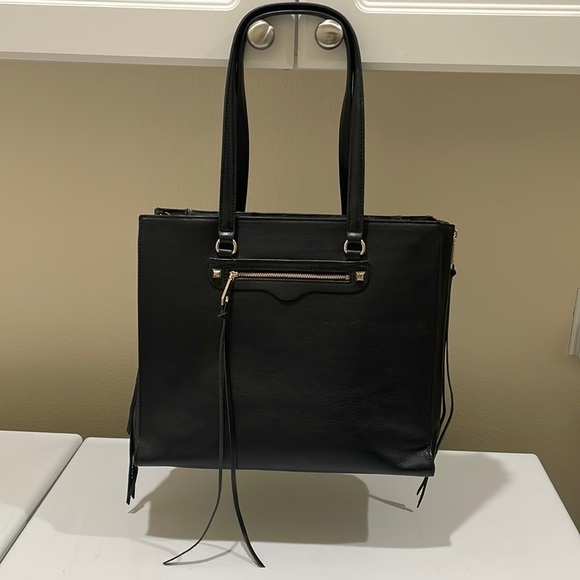 Rebecca Minkoff Black Leather Shoulder/Sachel Bag—GORGEOUS!! Excellent Condition - Picture 1 of 13